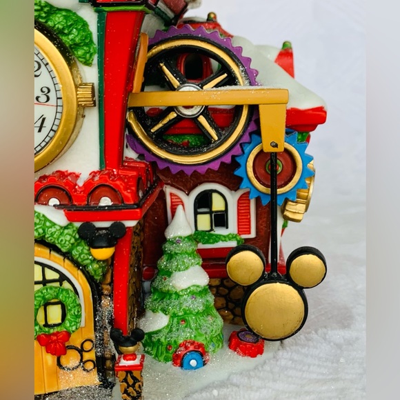 Department 56 Disney Christmas Village Mickey Mouse Watch Factory - Picture 6 of 16